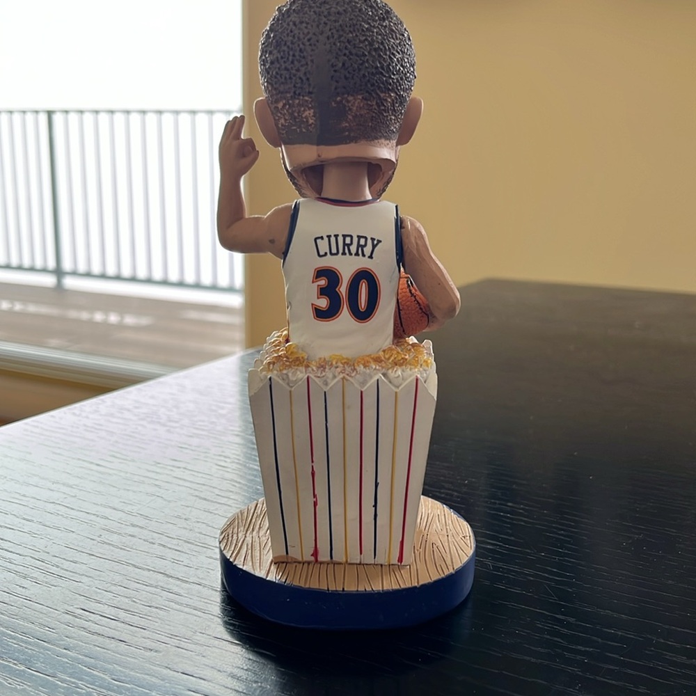 Stephen Curry POPCORN EDITION Bobblehead 2019 Golden State Warriors NIB (item A) - Picture 4 of 15